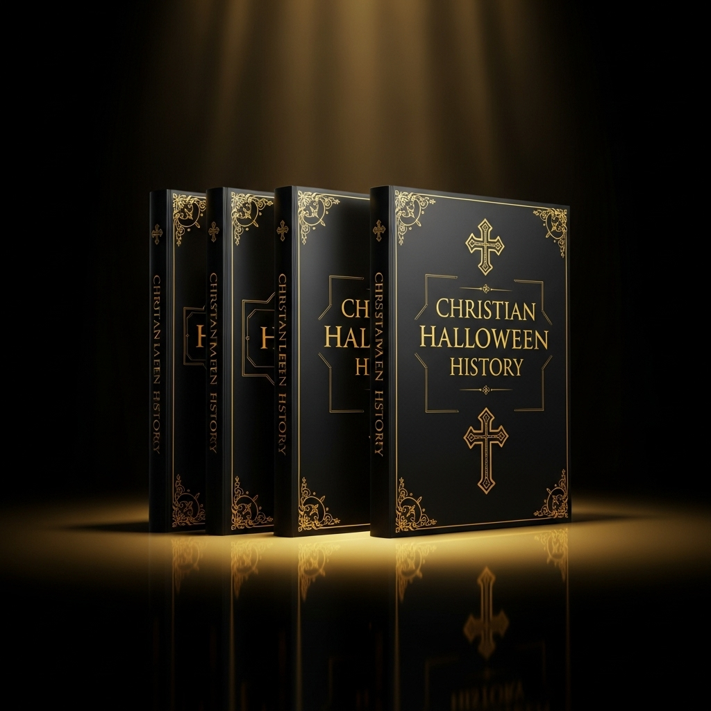Mockup dos eBooks sobre Halloween Cristão